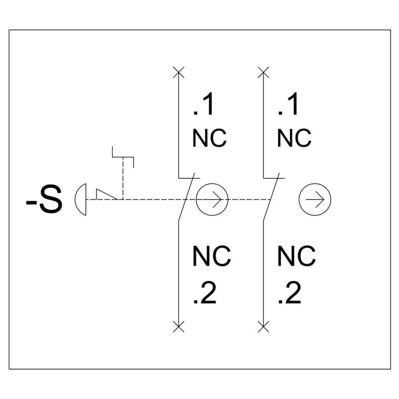 Siemens 3SU1851-0NB00-2AA2 Caixa para dispositivos de comando redondos de 22 mm