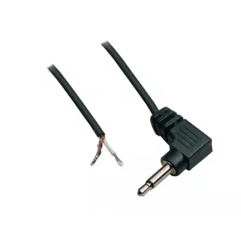 BKL Electronic 1101050 ficha jack mono de 3,5 mm, 2 polos, ligação por soldadura, caixa metálica