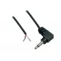 BKL Electronic 1101050 ficha jack mono de 3,5 mm, 2 polos, ligação por soldadura, caixa metálica