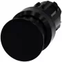 Siemens SIRIUS ACT 3SU1000-1AD10-0AA0 elemento frontal de botão de pressão cogumelo, plástico, preto