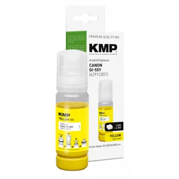 KMP frasco de tinta de recarga para Canon GI-55Y amarelo 70 ml 1587,5009