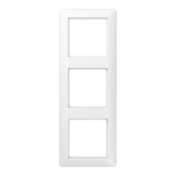 Jung AS 500 moldura de cobertura tripla, branco alpino SPAS583WW