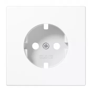 JUNG LS1520PLWW placa central para tomada SCHUKO, branco alpino