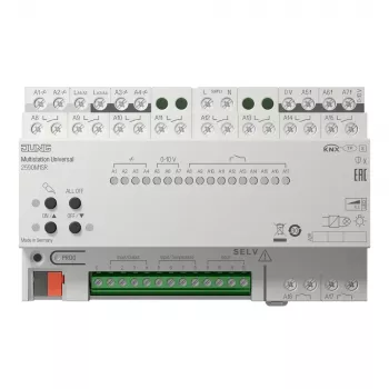 JUNG 2590M1SR KNX Multistation Universal, calha DIN, 8 TE