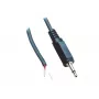 BKL Electronic 1101047 conector jack mono de 2,5 mm, 2 polos, ligação por soldadura
