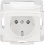 BUSCH-JAEGER mecanismo de tomada SCHUKO 16A 250V encastrar branco alpino 2CKA002013A5446