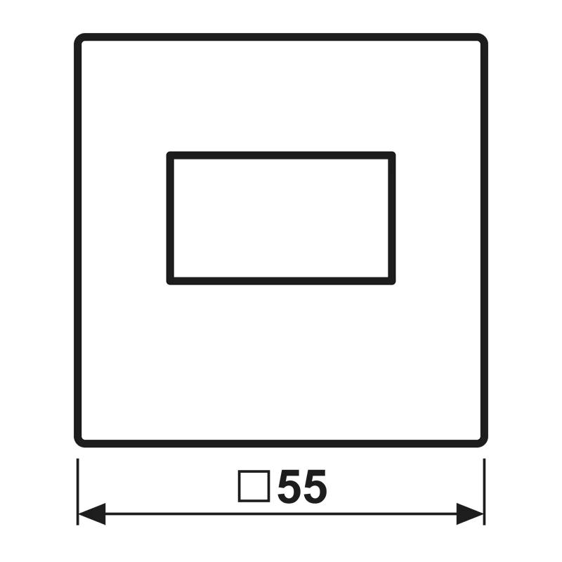 JUNG A 1569 USB ANM tampa para carregador USB, termoplástico lacado, série A, antracite mate