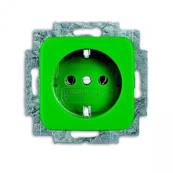 Busch-Jaeger mecanismo de tomada SCHUKO verde RAL 6032 20 EUCKS-13-212-101 2CKA002013A5468