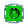 Busch-Jaeger mecanismo de tomada SCHUKO verde RAL 6032 20 EUCKS-13-212-101 2CKA002013A5468