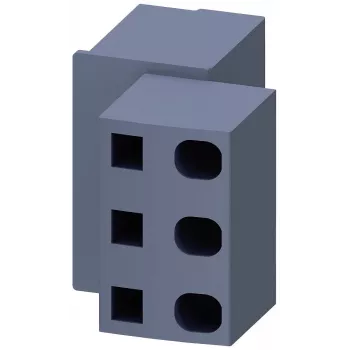 Siemens 3RV2917-5D bloco de terminais de alimentação para disjuntores SIRIUS 3RV2.2/3RV2.3, 6 mm², terminal de parafuso, cinzento