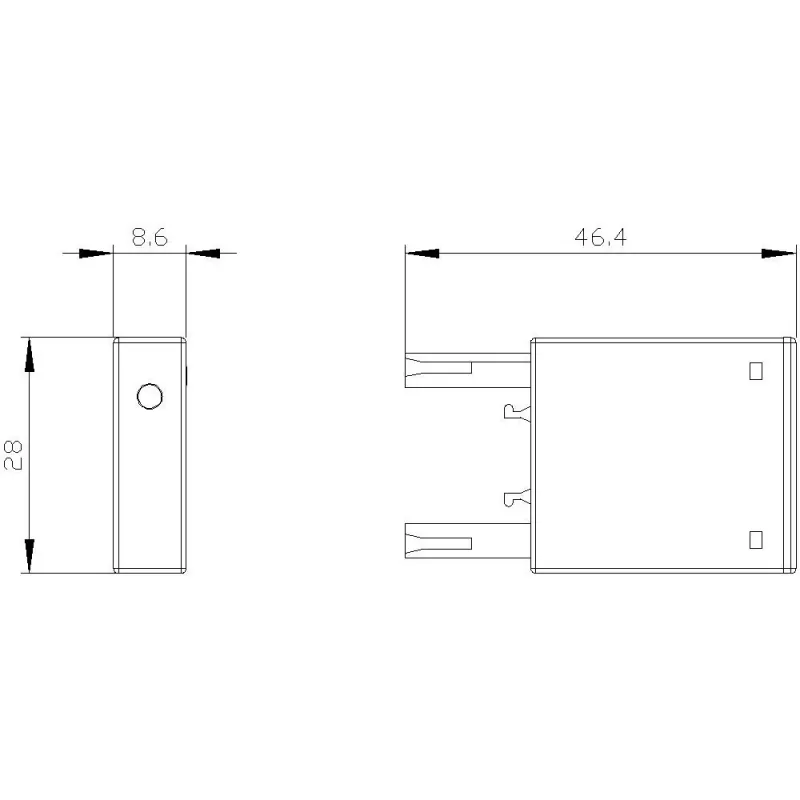 Siemens varistor com LED, 24-48V AC/12-24V DC, para contactores SIRIUS S00/S0, encaixável, 3RT29161JJ00
