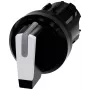 Siemens SIRIUS ACT Elemento frontal de seletor, branco, 2 posições, 22mm 3SU1002-2BN60-0AA0