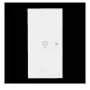 Busch-Jaeger future® linear Tampa de interruptor de tecla dupla com símbolo de luz, esquerda, branco estúdio 2CKA006220A0949