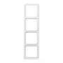 JUNG CD 500 Moldura de cobertura 4 vias, branco alpino, horizontal/vertical CD584WUWW
