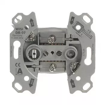 Busch-Jaeger 0231-102 Tomada de antena, tomada de passagem de 2 orifícios 2CKA000230A1555