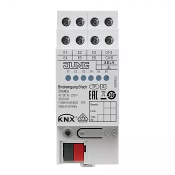 JUNG Entrada binária 6 vias (2116REG)