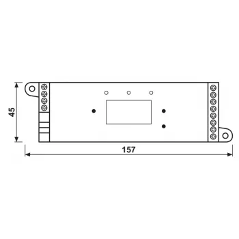 JUNG KNX Controlador LED 5 canais DC 5-48V, calha DIN, Secure, 390051SLEDE