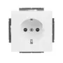 BUSCH-JAEGER BJ 23 EUCB-84 Mecanismo de tomada SCHUKO padrão, branco alpino 2CKA002013A5477