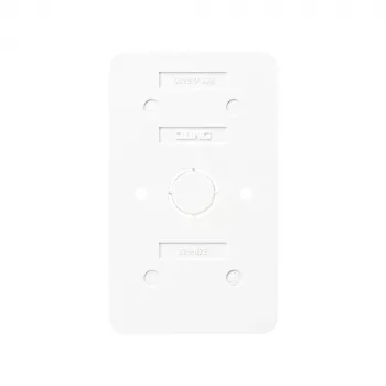 Jung Placa de base ignífuga branco 328-622WW