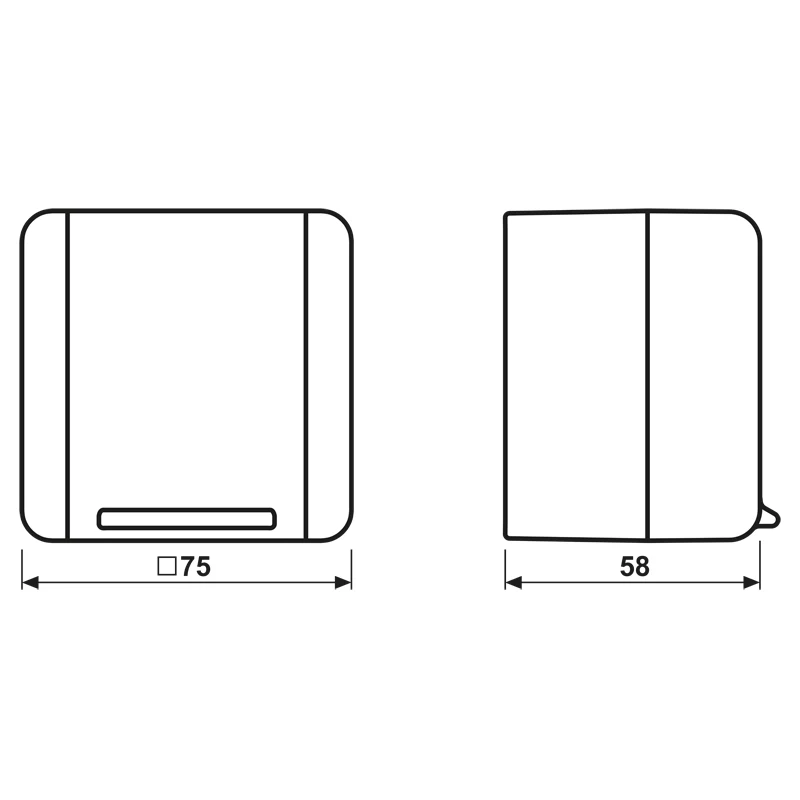 JUNG 821-20 USW Tomada Norma US NEMA 20 A 125 V com Tampa Basculante, WG 800, Cinzento