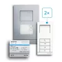 BUSCH-JAEGER 83-2FH Conjunto de Áudio para Casa de Duas Famílias, Instalação à Superfície de 2 Fios (2CKA008300A1464)