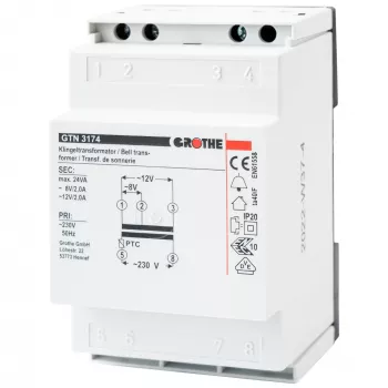 Grothe Transformador de Campainha 3,0/2,0/2,0A GT 3174 (14074)