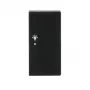 Busch-Jaeger Tampa de Interruptor de Tecla, Preto Mate, 1 Módulo, para 6231-22-885 6220-0-0509