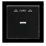 Busch-Jaeger Placa Central Preto Mate para Interruptor de Cartão 1792-885 (1710-0-3905)