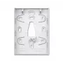 Suporte de montagem Busch-Jaeger à superfície pequeno branco estúdio SAS/A.0.11-84 (2CKA006330A0017)