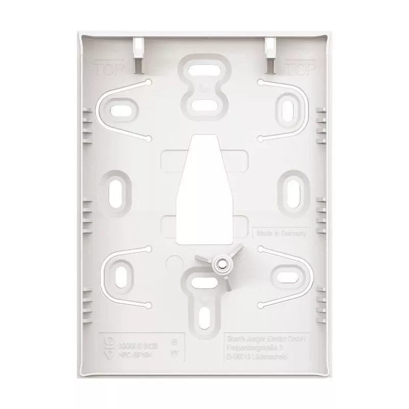 Suporte de montagem Busch-Jaeger à superfície pequeno branco estúdio SAS/A.0.11-84 (2CKA006330A0017)