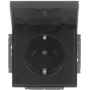 Mecanismo de tomada SCHUKO Busch-Jaeger preto mate 20 EUKB-885 2CKA002018A1523