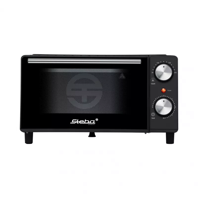 Mini-forno Steba KB M 9 9 L 800 W preto/prateado 04.69.00