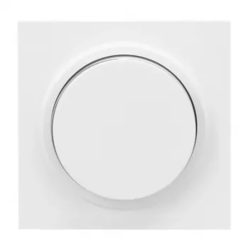 Espelho central Busch-Jaeger para dimmer com botão rotativo 6540-44M-102 2CKA006599A3053