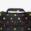 Reisenthel trolley M saco trolley, poliéster, preto às bolinhas, cores mistas, 2 rodas (NT7009)