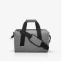 Reisenthel allrounder M mala de médico unisex, fecho de correr, cinzento/preto (MS7052)