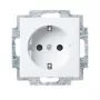 Busch-Jaeger mecanismo de tomada SCHUKO 100 unidades, pack económico de 20, branco/cinzento claro 2CKA002013A5545