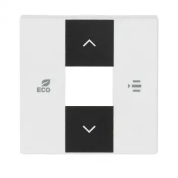 Busch-Jaeger studio® Placa central 6220-0-0497, branco estúdio, para tomadas UAE/TAE