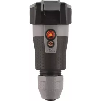 ABL Sursum ABL Professional Tomada fêmea SCHUKO 100000107, cinzento, IP54, 16A, 250V, terminais de parafuso, 2P+E