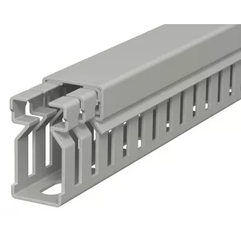 OBO BETTERMANN 6178003 Calha de cabos 2000x15x30 mm cinzento PVC ranhurada