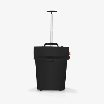 Carrinho de compras reisenthel trolley M saco 43L preto poliéster 2 rodas NT7003