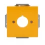 Placa central de cobertura Busch-Jaeger future® linear, amarelo, 1 módulo, para mecanismos de tecla 2CKA001724A4382