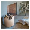Reisenthel loophome S VR6043 cesto da roupa, redondo, poliéster/alumínio, Twist Coffee
