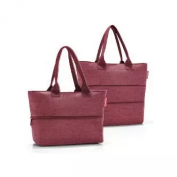 Saco de compras Reisenthel shopper e1 Twist Maroon 12L RJ3104