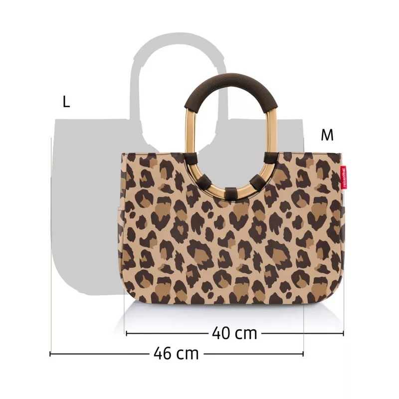 Cesto de compras reisenthel loopshopper L, Twist Silver, 25 L, estrutura de alumínio, poliéster OR7052