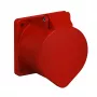 Tomada CEE de encastrar OBO Bettermann 400V 32A 5 polos 6h IP44 vermelho 6109876
