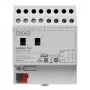 Atuador de comutação KNX Jung, 2 canais, 16 A, 230 V AC, calha DIN, 2 TE 2302.16REGHM
