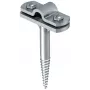 Suporte de condutor OBO Bettermann 176 A 65 para condutor redondo 8-10 mm, aço galvanizado a quente com base em zamak