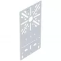 Placa de montagem plana vertical OBO Bettermann MP FL DD 235x120 mm, aço, revestido a zinco-alumínio, fixação por parafusos