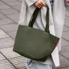 Saco de compras reisenthel Shopper M cord dark matcha ZS5057 - capacidade de 15 litros