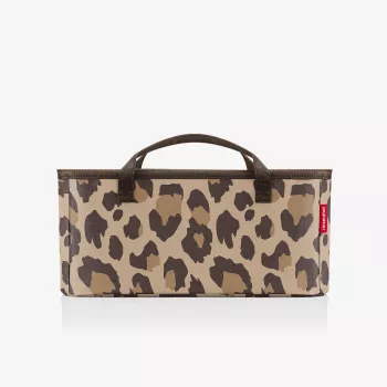 Organizador de bolsa reisenthel Organizer Leo Macchiato poliéster 36x18x16 cm 8 L castanho